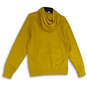 Mens Yellow Long Sleeve Kangaroo Pocket Pullover Hoodie Size Small image number 2