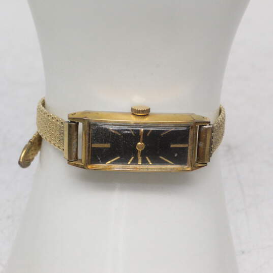 Vintage Ricoh Sabrina Gold Tone 19 Jewel Watch - 18.8g image number 2