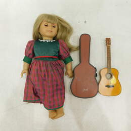 American Girl Doll Blue Eyes W/ Julie's Guitar