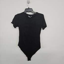 MANGOPOP Black Short Sleeve Bodysuit