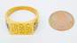 Men's VNTG 10K Yellow Gold '86 Monogrammed Ring 12.1g image number 5