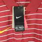 Nike Men Red Stripe Polo Shirt XL NWT image number 3