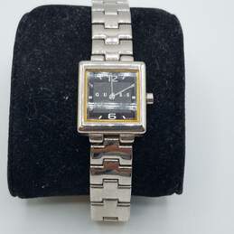 Vintage Guess 21mm Case Tank Stainless Steel Quartz Bracelet Watch alternative image