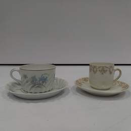 Vintage Teacups & Saucers Assorted 4pc Lot