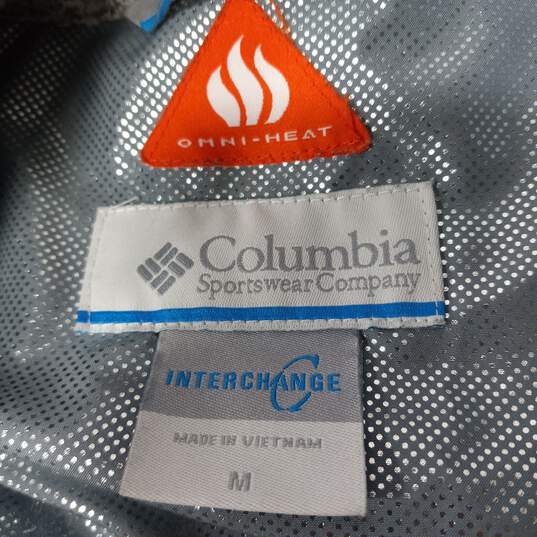 Columbia Gray Interchange Fleece Jacket Women's Size M image number 3