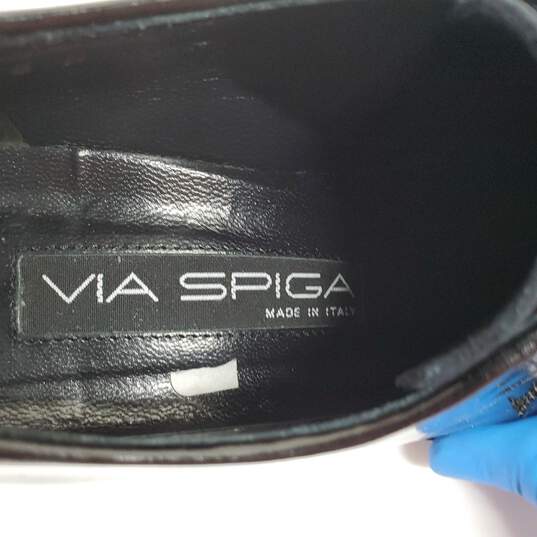 Via Spiga Black Patent Leather Dress Shoes image number 4