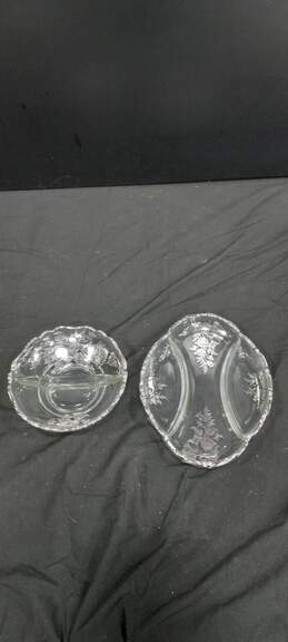 2pc. Crystal Serveware Set with Sterling Detail In Box alternative image