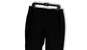 Womens Black Flat Front Stretch Slim Straight Leg Ankle Pants Size 14 image number 4