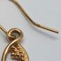 10k Gold Black Hills Gold Dangle Earrings 2.4g image number 5