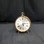 Vintage Bulova Brass Shelf Clock image number 1