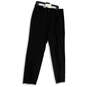 NWT Mens Black Flat Front Pockets Straight Leg Chino Pants Size 38x34 image number 1