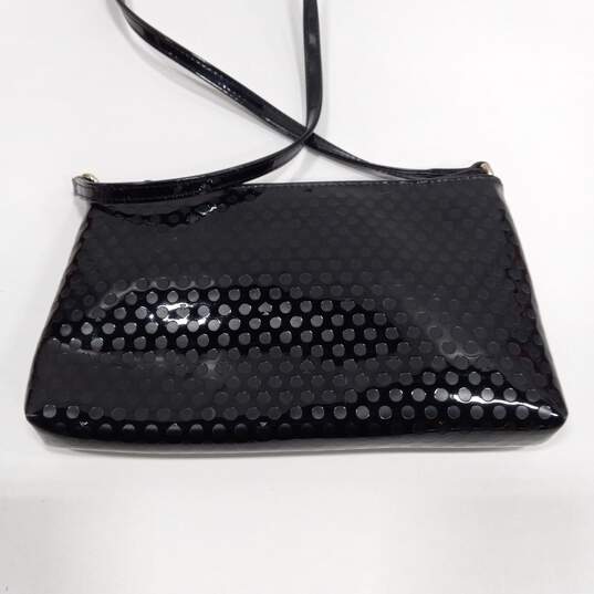 Kate Spade Black Patent Leather Polka Dot Crossbody Bag image number 3