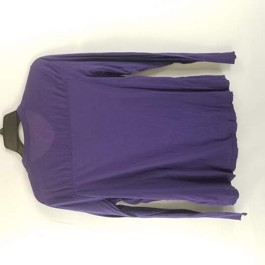 Hartford Women Purple Blouse 3 NWT image number 2