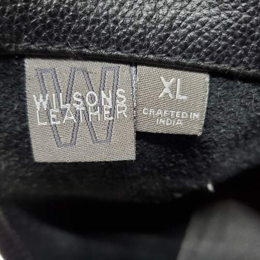 Wilsons Leather Black Motorcycle Chaps Women's XL image number 3