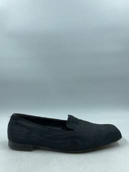 Henry Maxwell London Black Square-Toe Loafers M 10