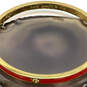 Designer Kate Spade Gold-Tone Red Enamel Round Shape Bangle Bracelet image number 4