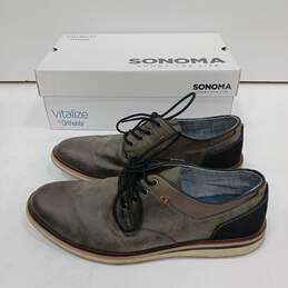 Sonoma Men's Brown Leather Shoes Size 9.5