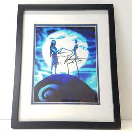 Framed & Matted The Nightmare Before Christmas Print Art Signed by Director Tim Burton
