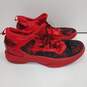 Men's Adidas D Lallard Bounce Red Sneakers Size 14 image number 3