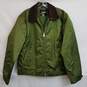 Vintage Sportscaster metallic green quilted men's chore jacket size 42 image number 1