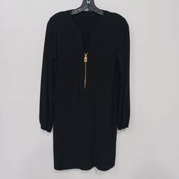 Women’s Michael Kors Zip Front Little Black Dress