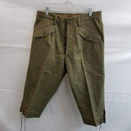 Vintage Italian Wool Military Pants Size 34 Waist