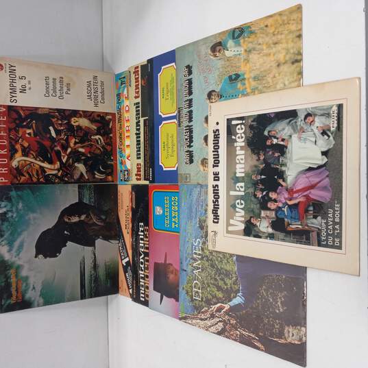Bundle of 11 Assorted Classic Vinyl Records image number 1