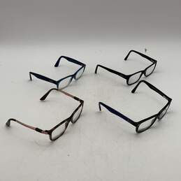 Ray Ban Womens Blue Brown Black Full-Rim Rectangular Set Of 4 Reading Glasses alternative image