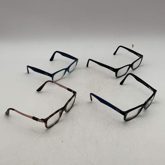 Ray Ban Womens Blue Brown Black Full-Rim Rectangular Set Of 4 Reading Glasses image number 2