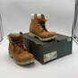 NIB Mens 6 in Premium Tan Round Toe Waterproof Lace-Up Combat Boots Sz 9.5M image number 1