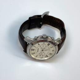 Designer Fossil FS4735 Leather Water-Resistant Round Quartz Analog Wristwatch alternative image