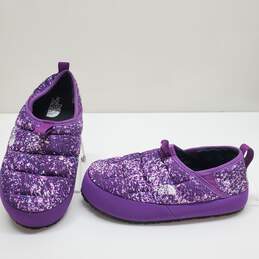 The North Face Women's Thermoball Traction Mules II Slippers Purple Size 4