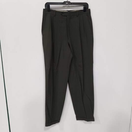 Yves Saint Laurent Green Dress Pants (No Size Found) image number 1