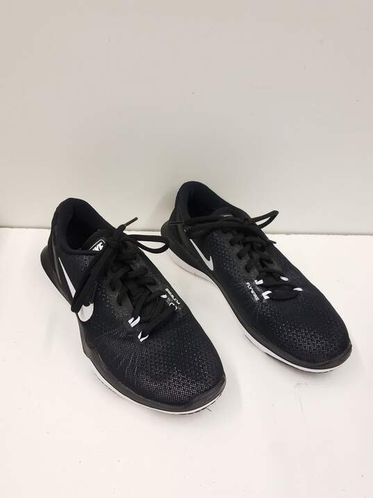 Nike Womens Flex Supreme TR 5 852467-001 Black Running Shoes Sneakers Size 6.5 image number 3