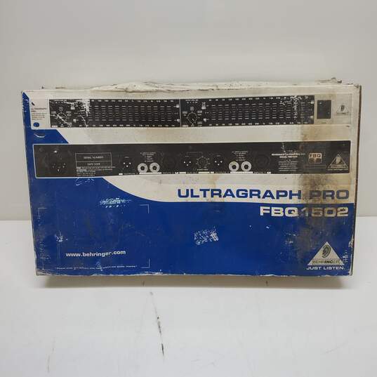 Behringer Ultragraph Pro 15-Band Stereo Graphic Equalizer FBQ 1502 image number 8