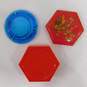 Vintage MCM Ladies Vanity Lot Jewelry Box Compact Earring Holders Ashtray & more image number 7