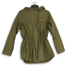Womens Chatfield Hill Green Long Sleeve Full-Zip Jacket Size Medium