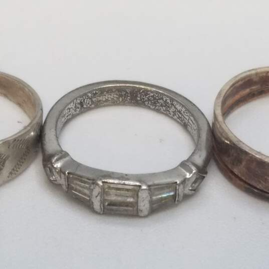 Sterling Silver Multi-Gemstone Bracelet + Ring + Earring Bundle 5pcs 12.2g image number 4