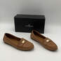 Womens Fredrica A6175 Brown Leather Round Toe Slip-On Loafer Shoes Sz 7.5B image number 1