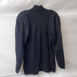 Vintage 80s IB Diffusion Black Silk Blend Sweater Jacket Size M alternative image