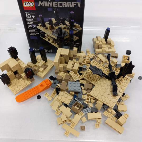 undergrundsbane Daisy indendørs Buy the Pair of Lego Creator and Minecraft Sets #5763 Dune Hopper and #21107  Micro World The End | GoodwillFinds