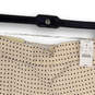 NWT Womens Beige Flat Front Pockets Pull-On City Fit Chino Shorts Size 10 image number 3