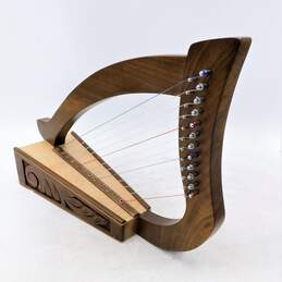 Unbranded Pakistani Wooden 12-String Baby Lap Harp alternative image