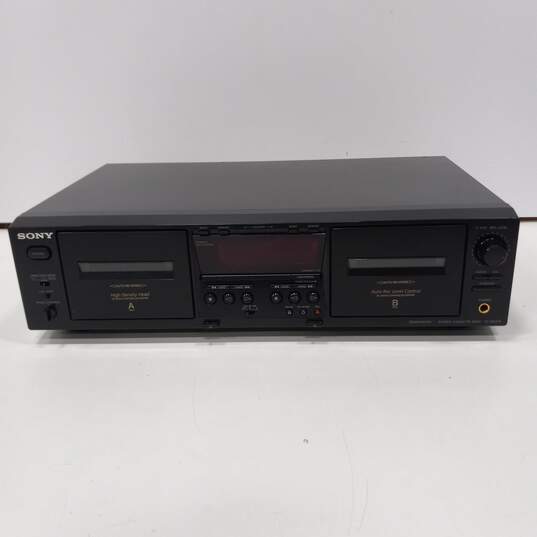 Sony TC-WE475 Dual Stereo Cassette Deck image number 1