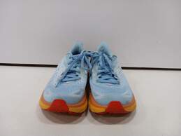 Hoka One One Blue/Orange Clifton 8 Running Shoes Size Size 7.5B