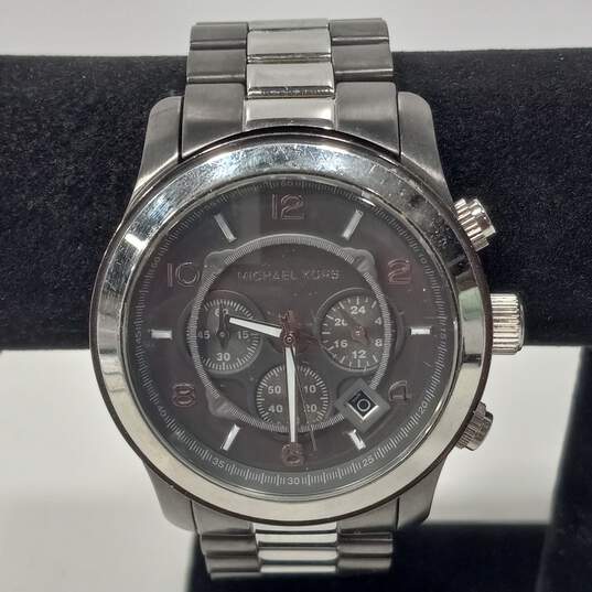 Men's Michael Kors Runway Chronograph Two-Tone Watch MK8182 image number 1