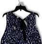 NWT Womens Multicolor Animal Print Tie Back Sleeveless Tank Top Size Large image number 3