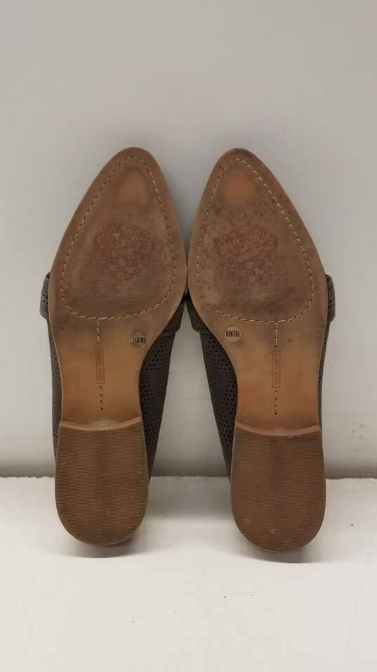 Vince Camuto Kaylana Gray Suede Perforated Mules Loafers US 8.5 image number 5