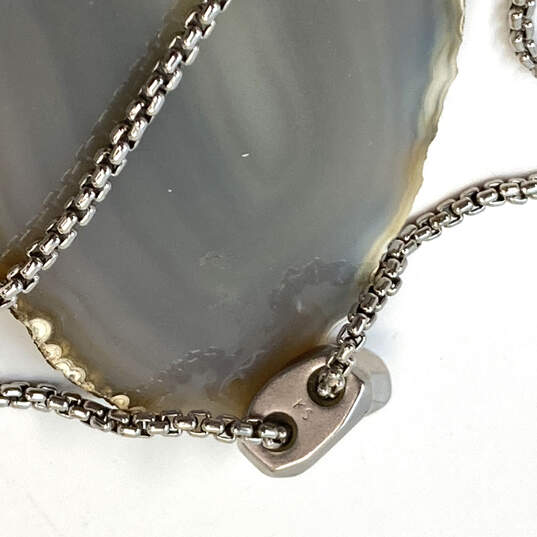 Designer Kendra Scott Silver-Tone Adjustable Robe Chain Bracelet image number 4
