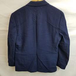 Lauren Ralph Lauren Men's Navy Cotton Suit Jacket Size 38R alternative image